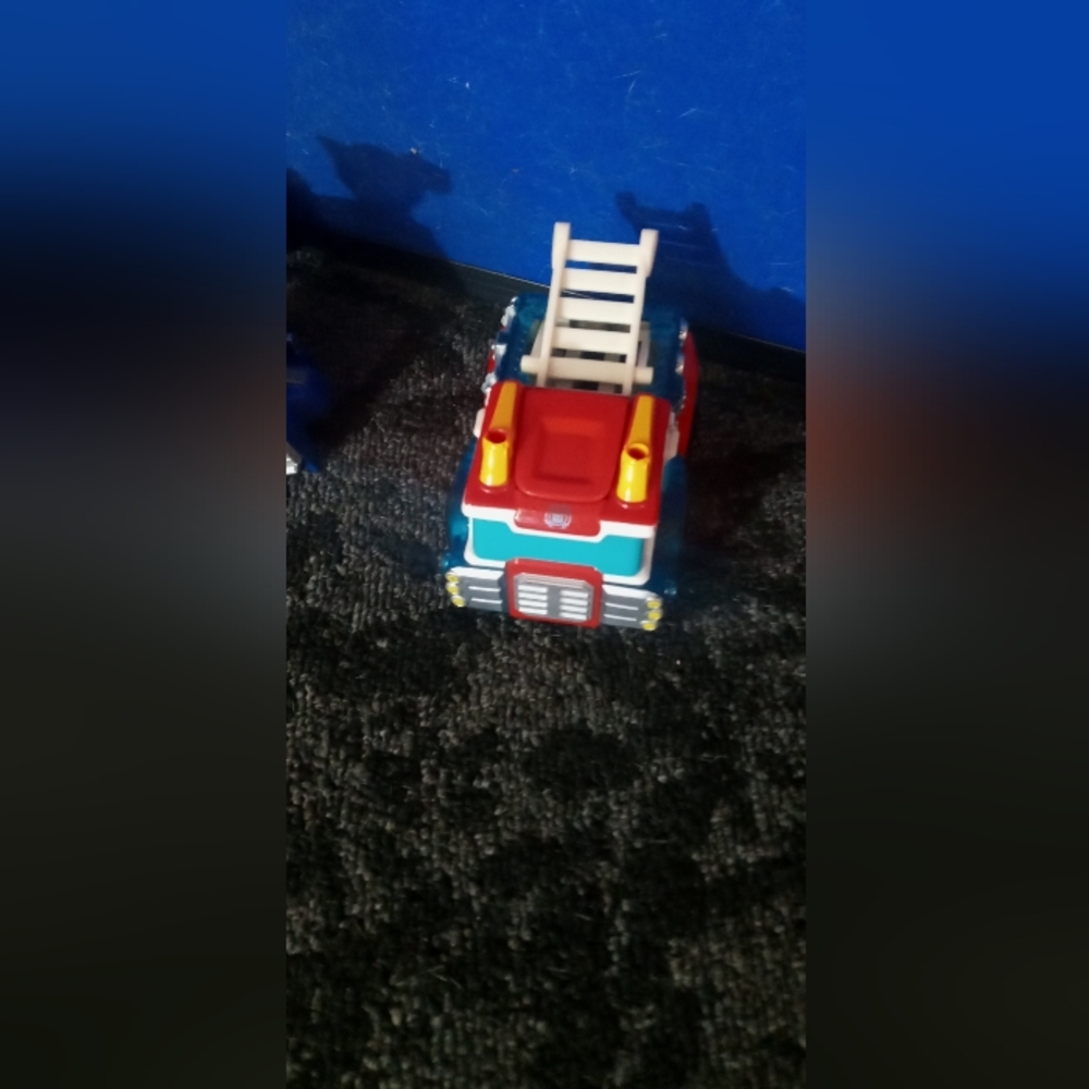Transformers playschool blue and Red Kids Robot Heroes Action Figure Duo set - Picture 5 of 8